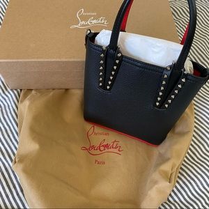 Brand new Christian Louboutin mini cabata tote!